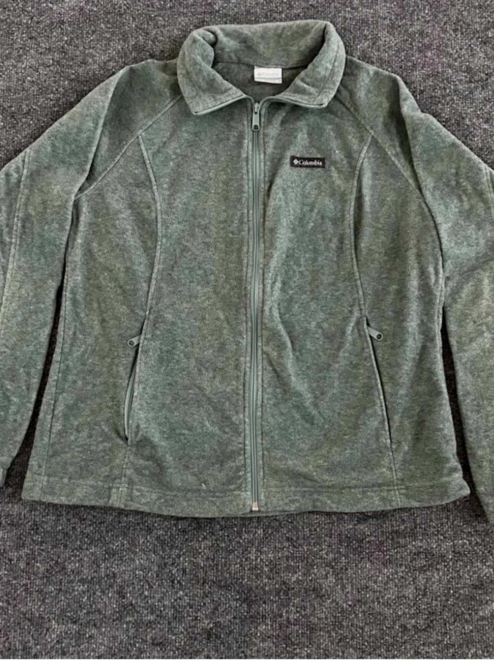Columbia Men's Full-Zip Fleece Jacket - Green